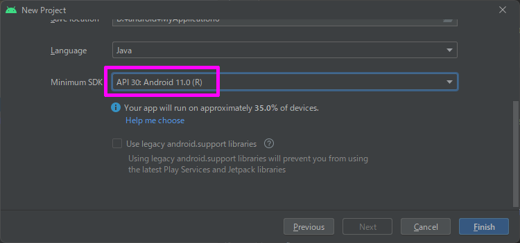 API 30: Android 11.0 (R)
